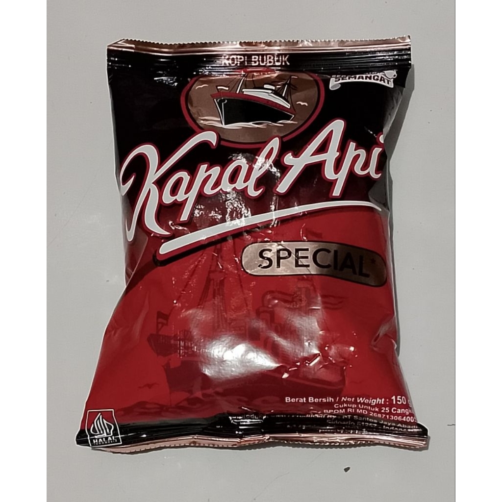 

Kopi Kapal Api Bubuk Hitam Special 150gr
