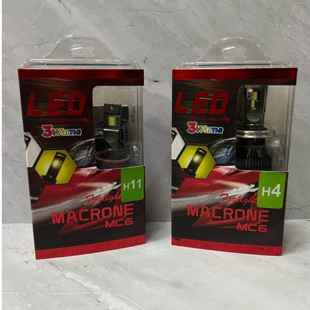 Lampu LED 3 warna macrone MC6