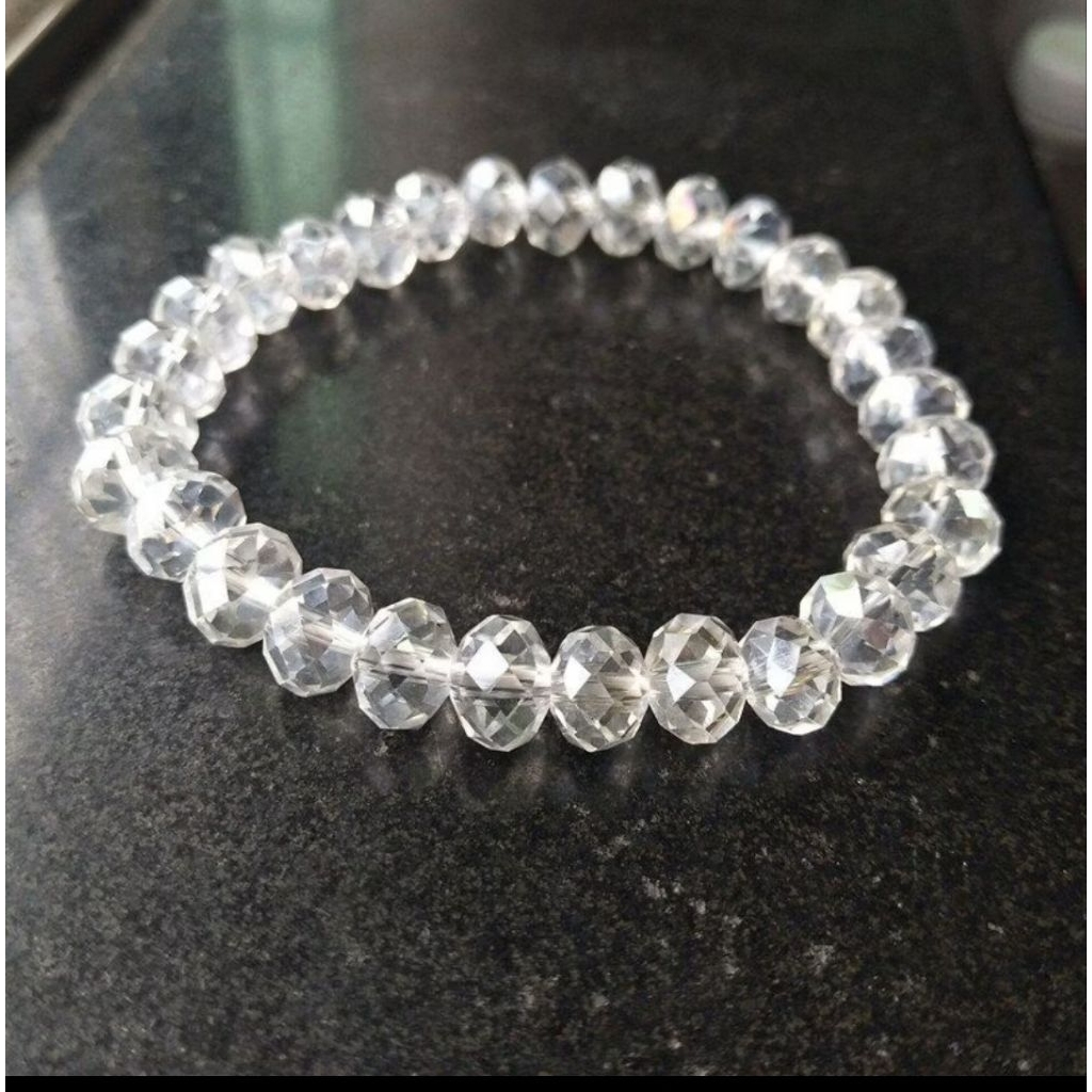 gelang kristal ,gelang batu kristal,gelang korea,gelang murah,manik manik