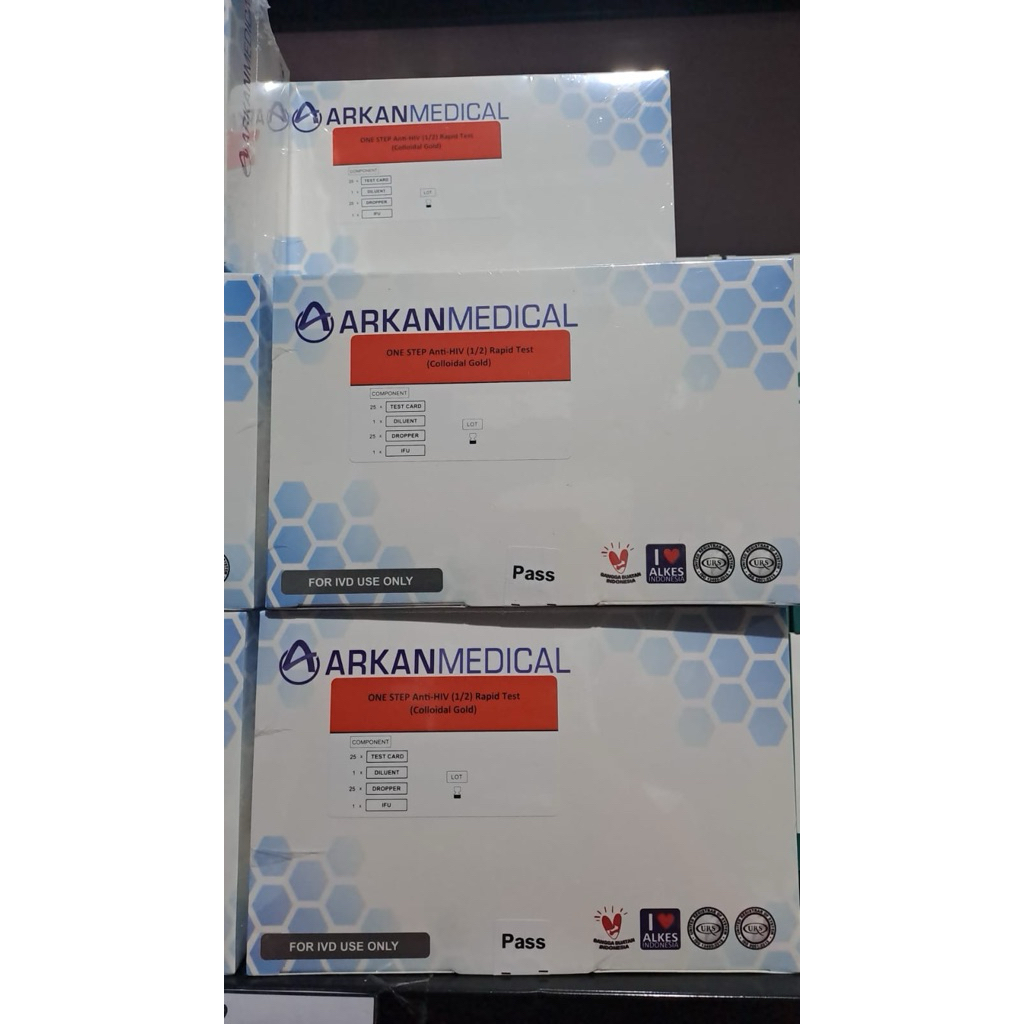 Tes HIV 1/2 SR/Arkan isi 25 (AKD)