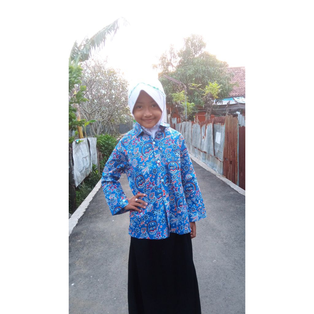 Seragam Batik TK Nasional lengan panjang