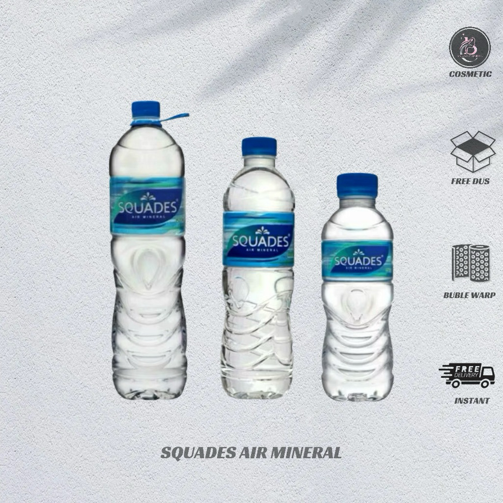 

Squades air mineral 600 ml & 1500 ml , air putih