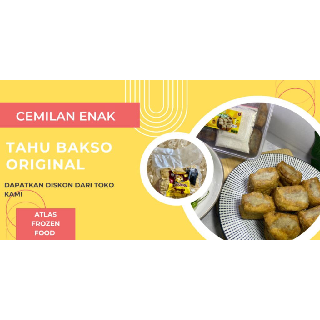 

Tahu bakso cak wachid original , tahu bakso frozen food, tahu bakso vacum