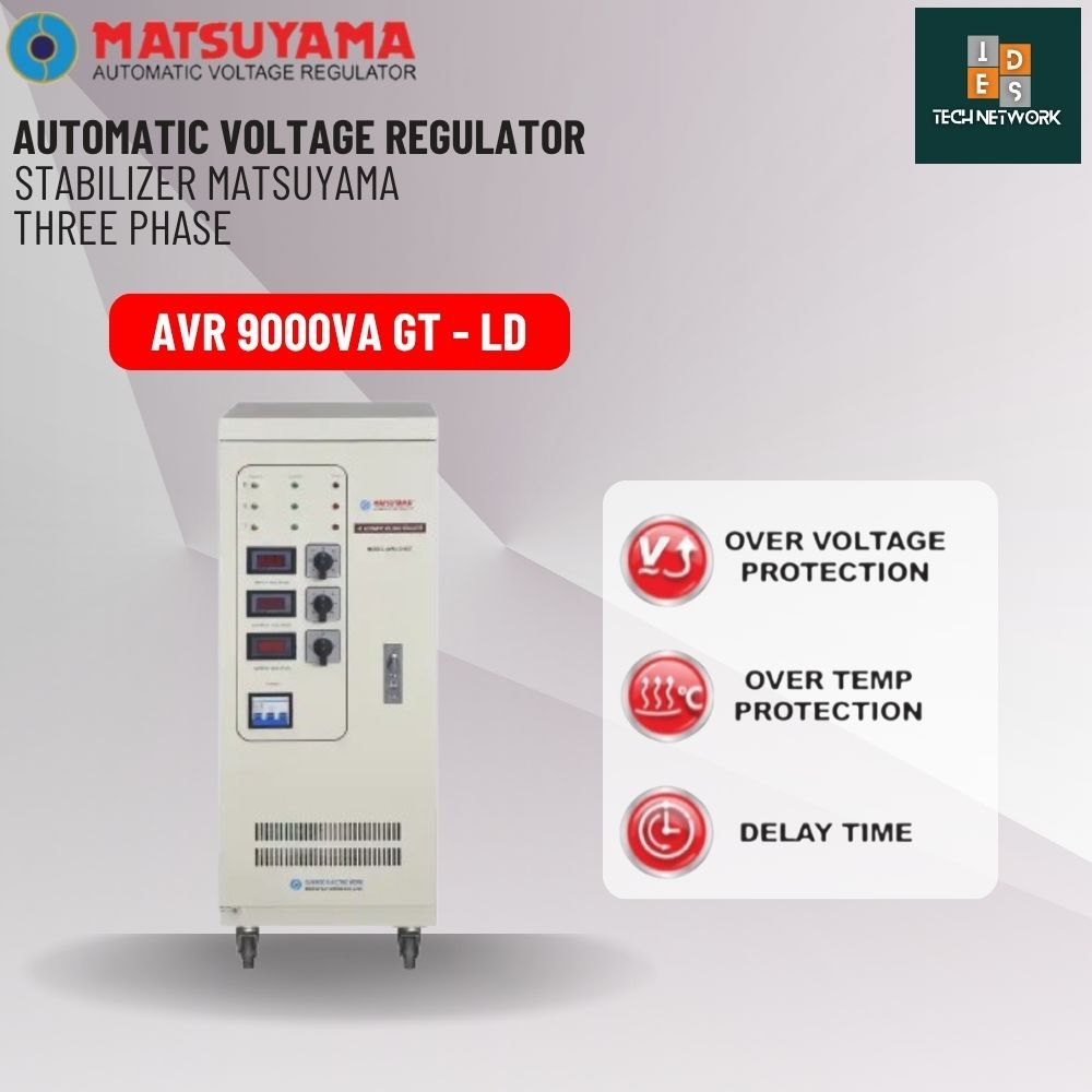 Stabilizer Matsuyama 9KVA GT LD Three Phase Stabilizer 9000Va