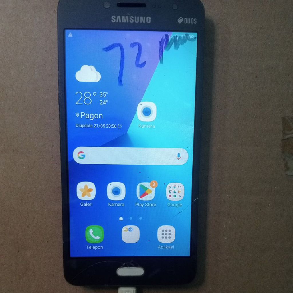 mesin Samsung J2 prime normal