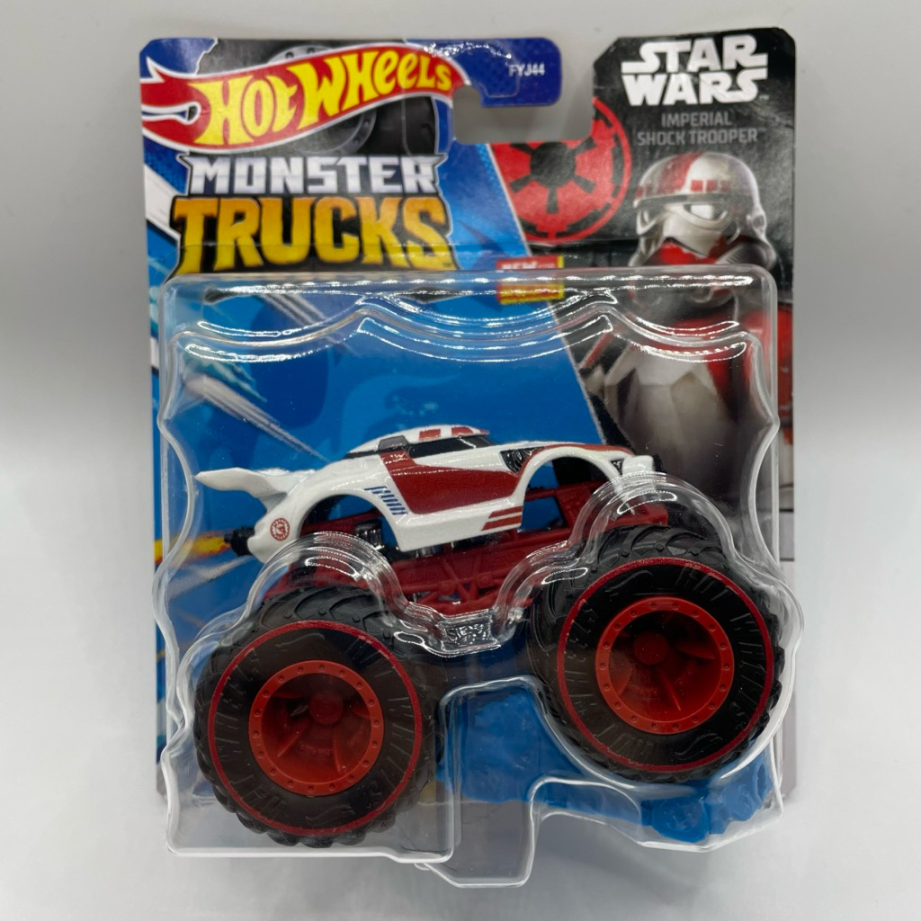 Hot Wheels Monster Trucks Star Wars Imperial Shock Trooper Treasure Hunt TH THS Chase Truck Hotwheel