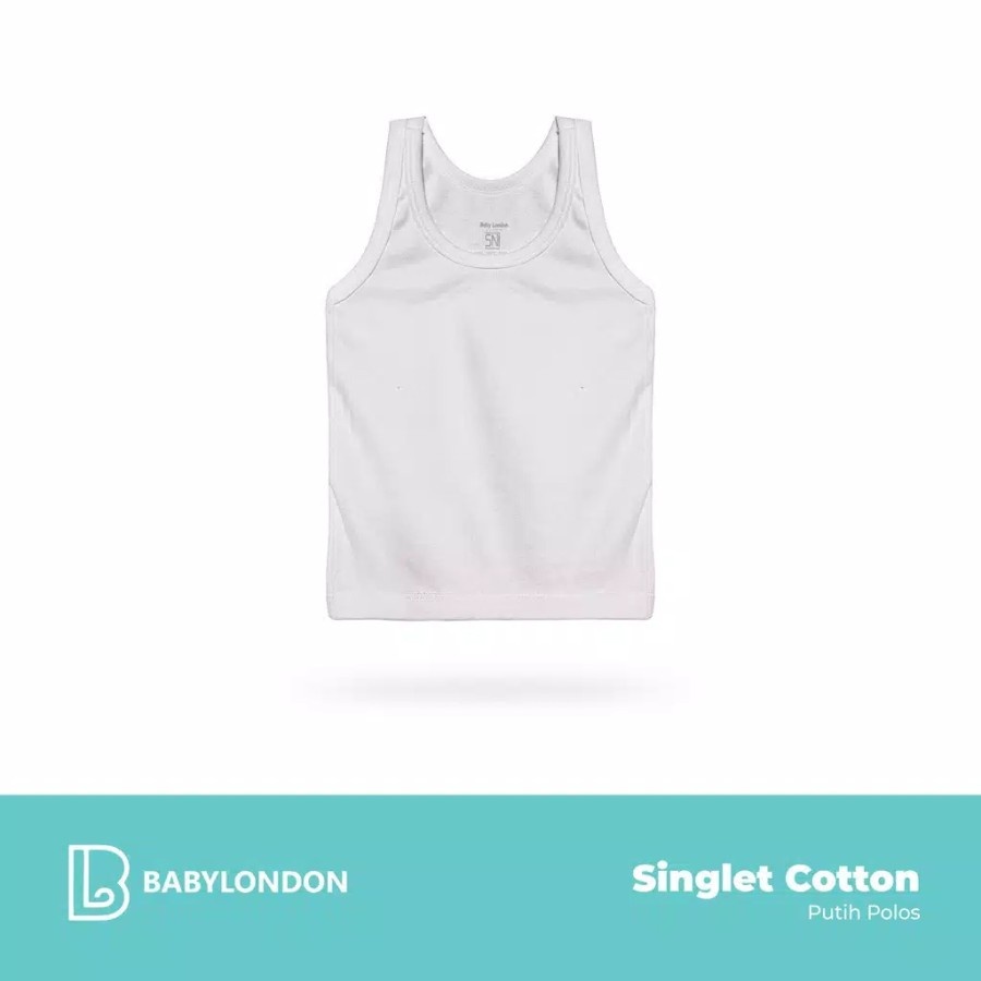 Baby London Singlet Cotton Virgin Polos