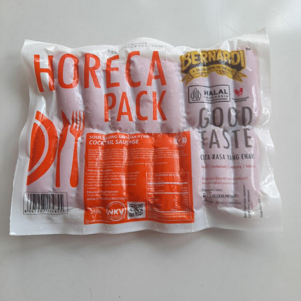 

Bernardi Horeca Cocktail Sausage 250 gr