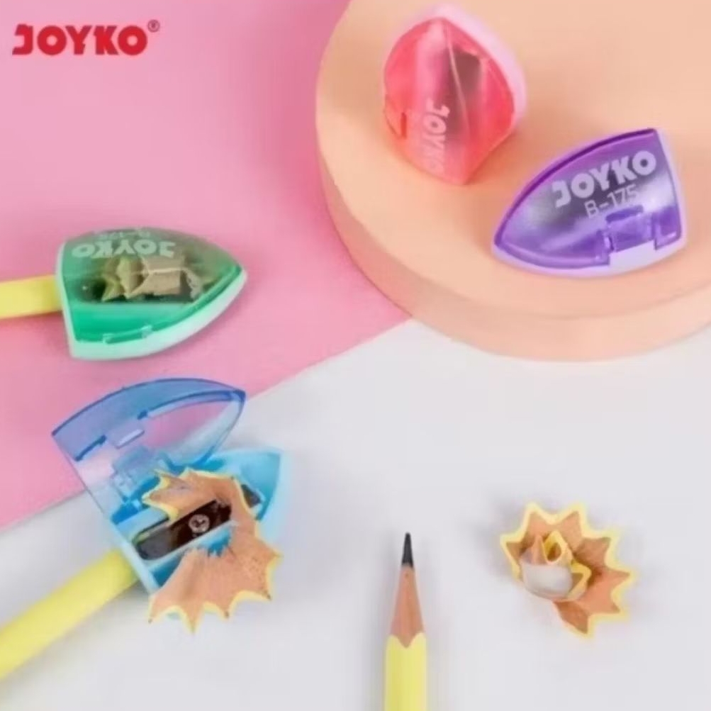 

Joyko Sharpener B-175 1 Hole Serutan/Rautan/Pengserut Pastel Color Satuan Murah Berkualitas