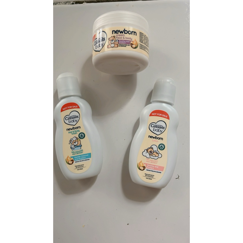 Cusson Baby Lotion, Cusson Baby Cream Face & Baby, Cusson Baby Hair & Body Wash Newborn