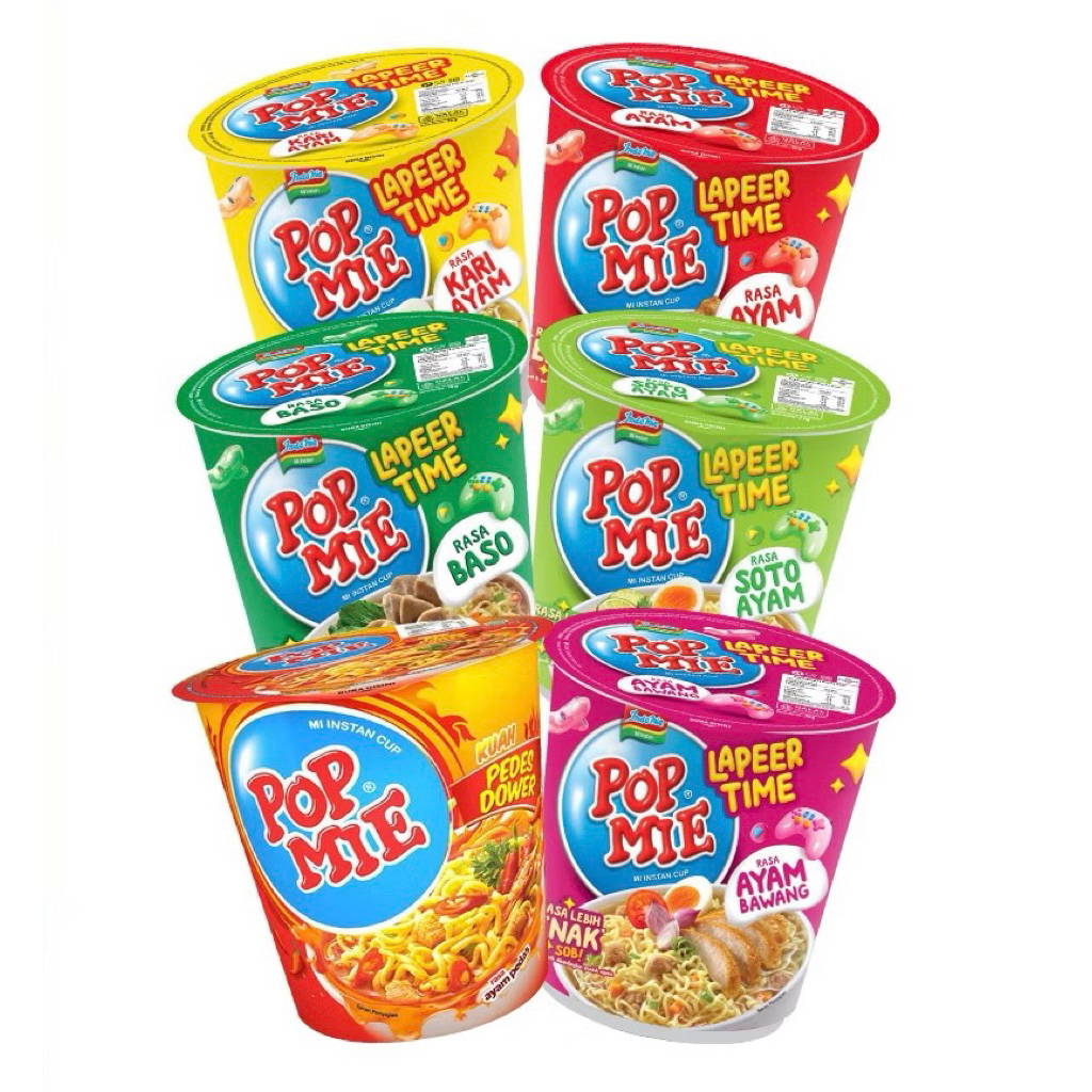

POP MIE MI INSTANT CUP BASO dan AYAM BAWANG 75 GRAM