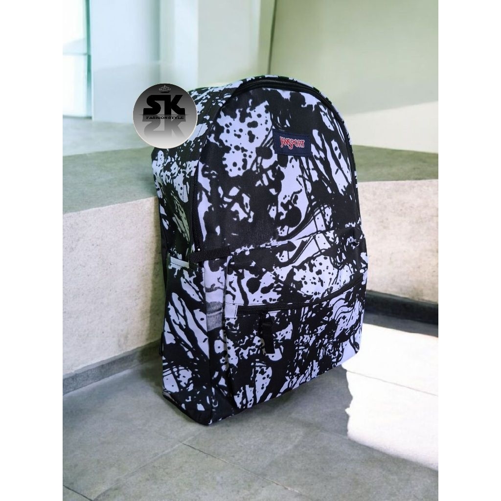 Tas Jansport Motif Coret/ Tas sekolah/ Tas ransel/ tas anak laki-laki/ tas abg/ tas kasual/ tas anak