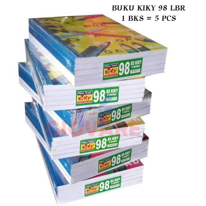 

(1 Bungkus) Buku Tulis Kiky 98 Lembar / Buku Tulis Murid Anak Sekolah Kiky 98 Lembar