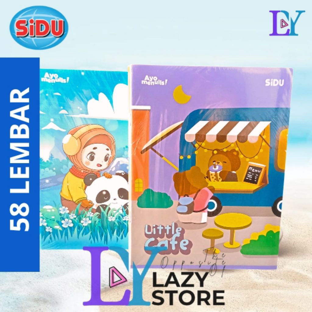 

TERMURAH 1 PACK ASLI SIDU 58 LEMBAR 10 BUKU Packing Aman