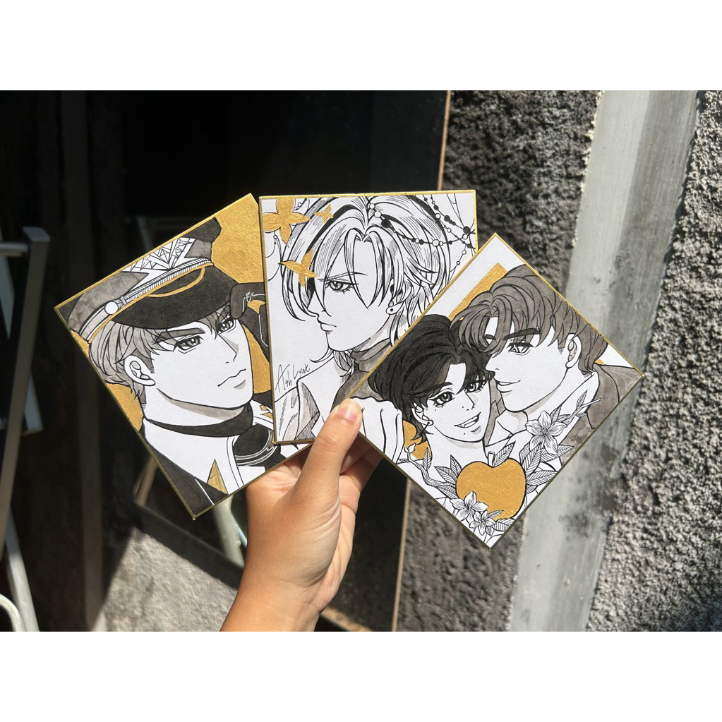 Jasa Gambar Illustrasi Anime || Shikishi Commission by @sleepyshion_