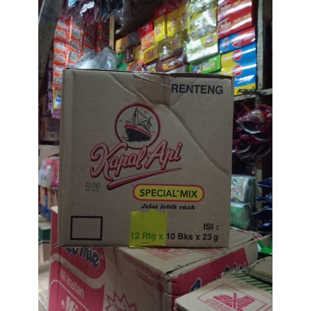 

kopi kapal api spesial mix 1 dus isi 12 renceng