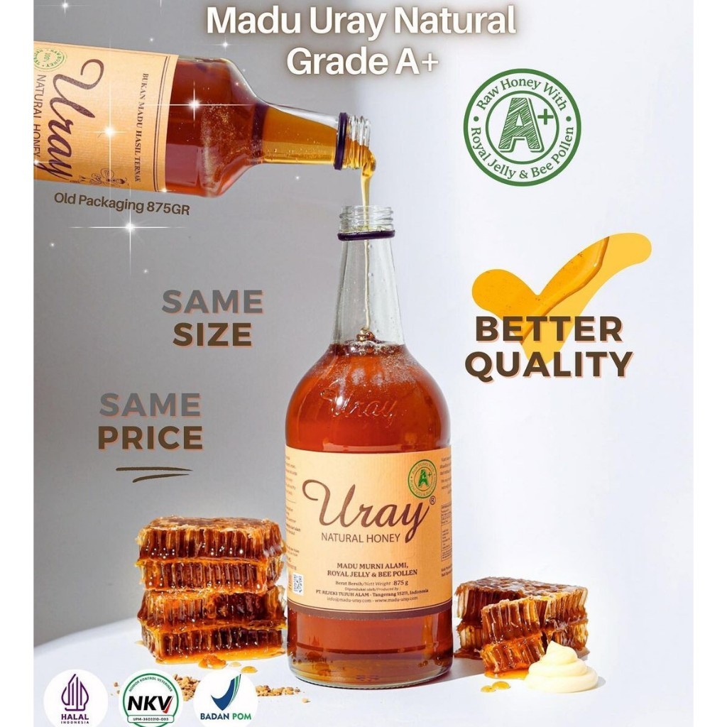 

Madu Uray Botol Kaca - Madu Murni