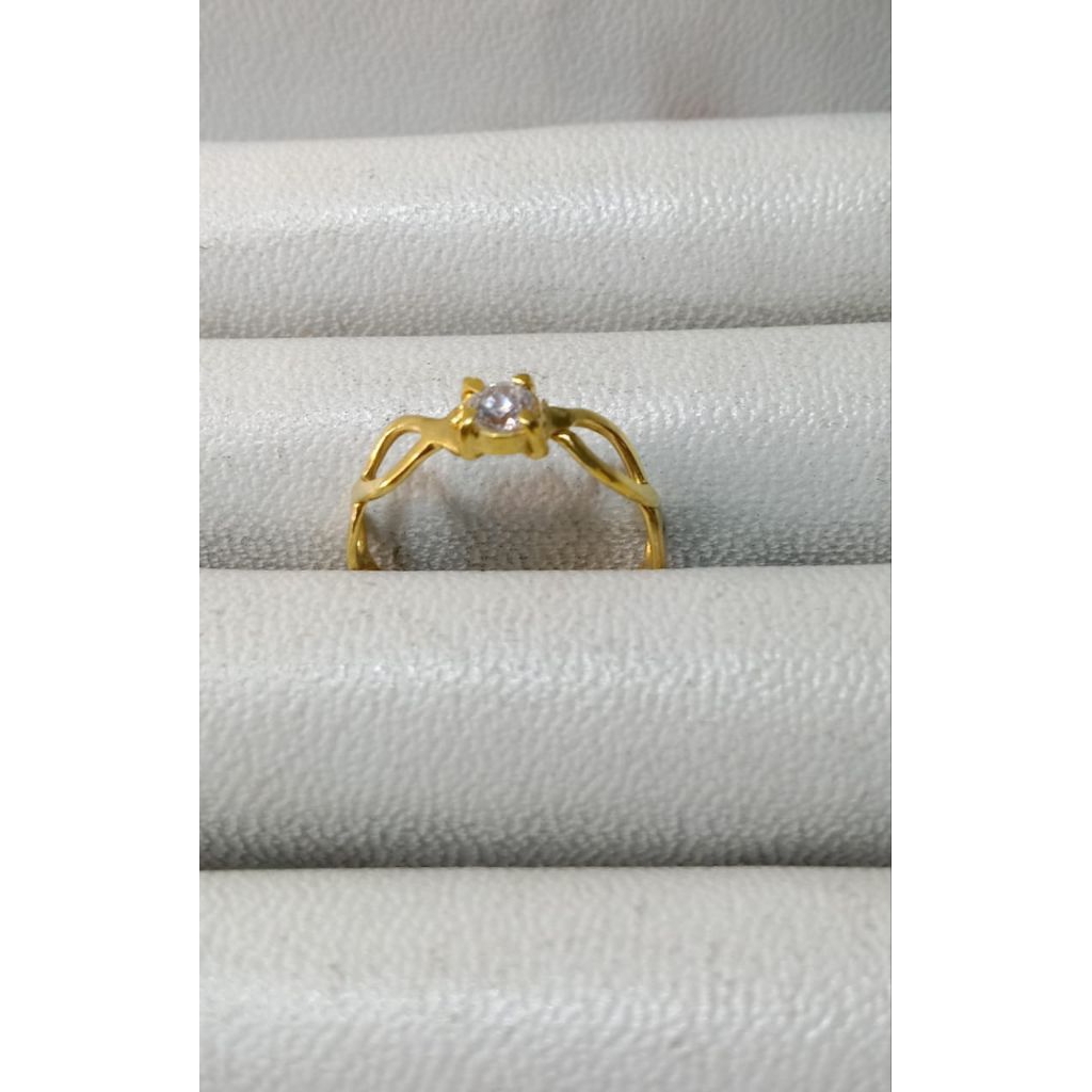 Cincin Emas Muda/ Emas Muda 1 Gram/ Cincin permata satu