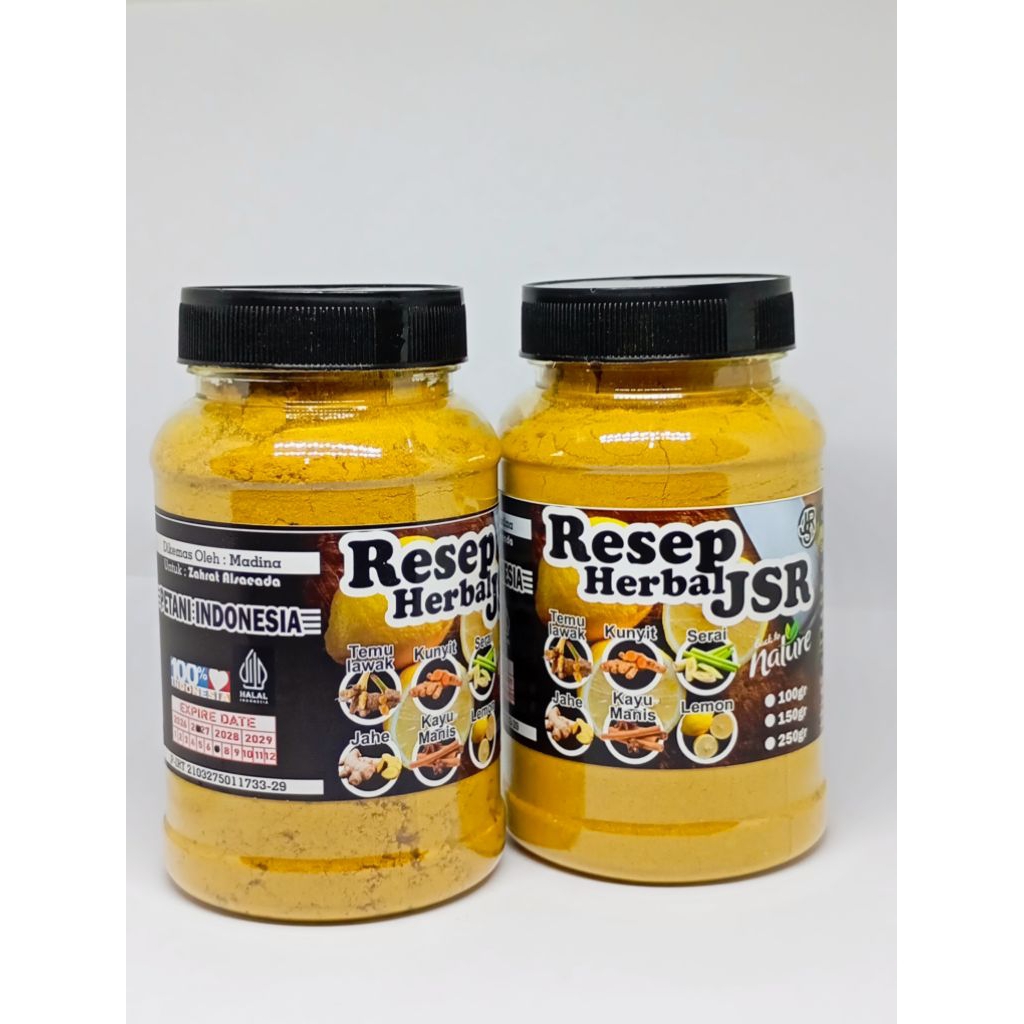 

Herbal JSR Minuman Kesehatan extra komplit kunyit jahe temulawak serai kayu manis serai