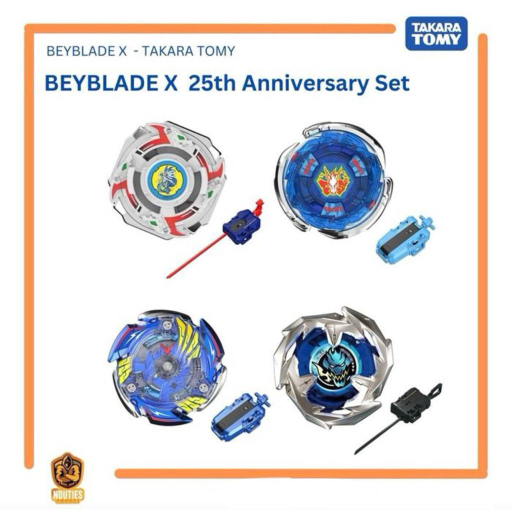 BX-00 Beyblade X Special 25Th Anniversary (Dragoon, Pegasus, Valkyrie, Dransword) Takara Tomy Origin
