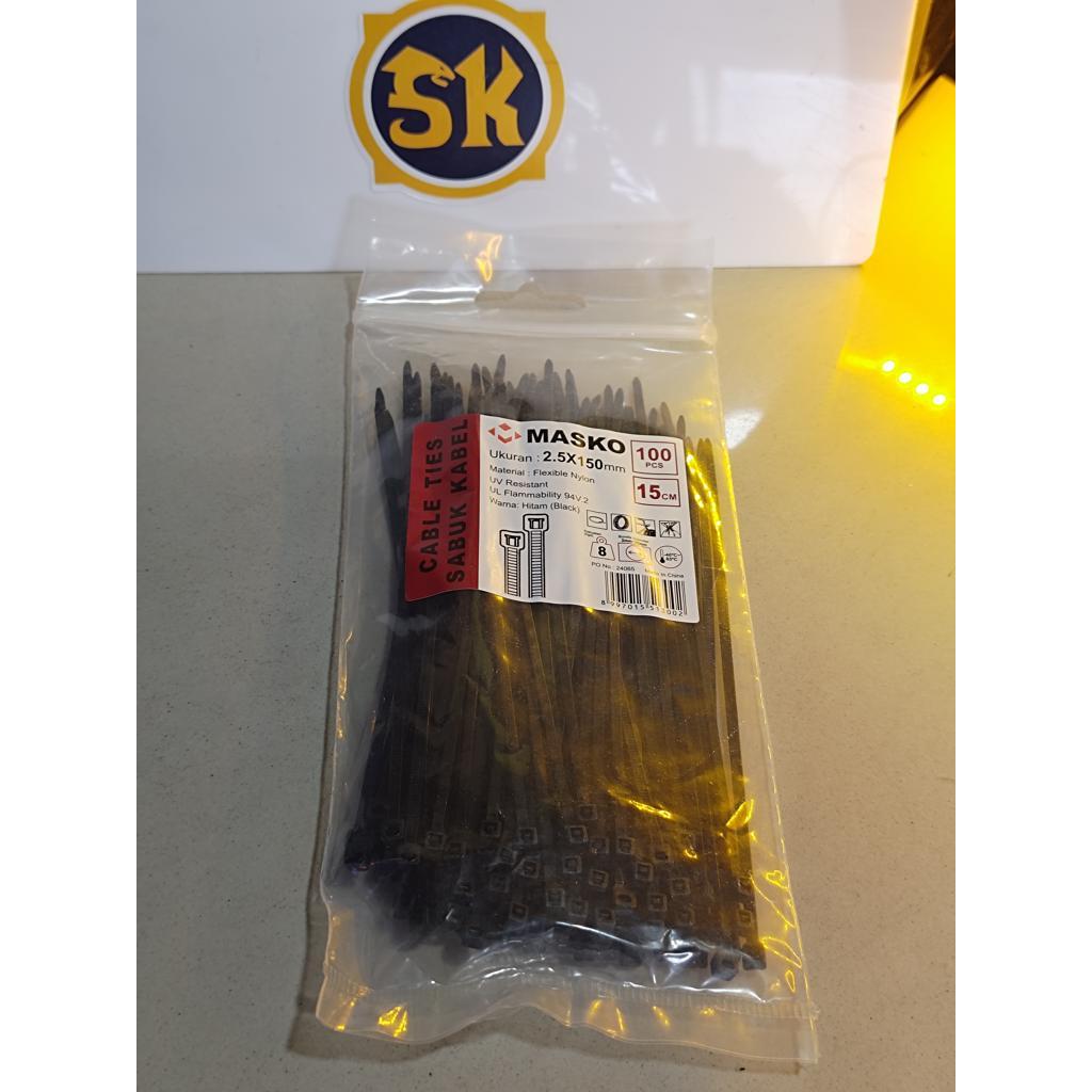 

Kabel ties masko 2,5 x 150 isi 100pc