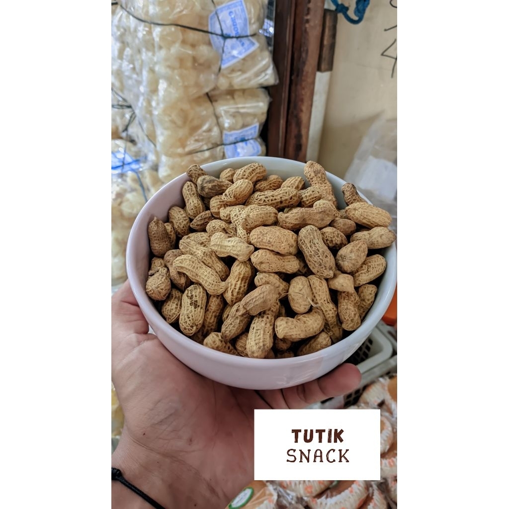 

kacang sangrai gurih renyah