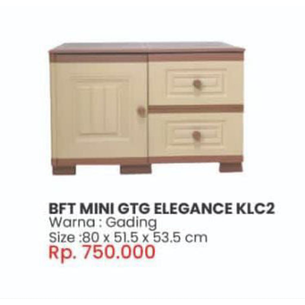 Lemari Buffet Plastik Elegance