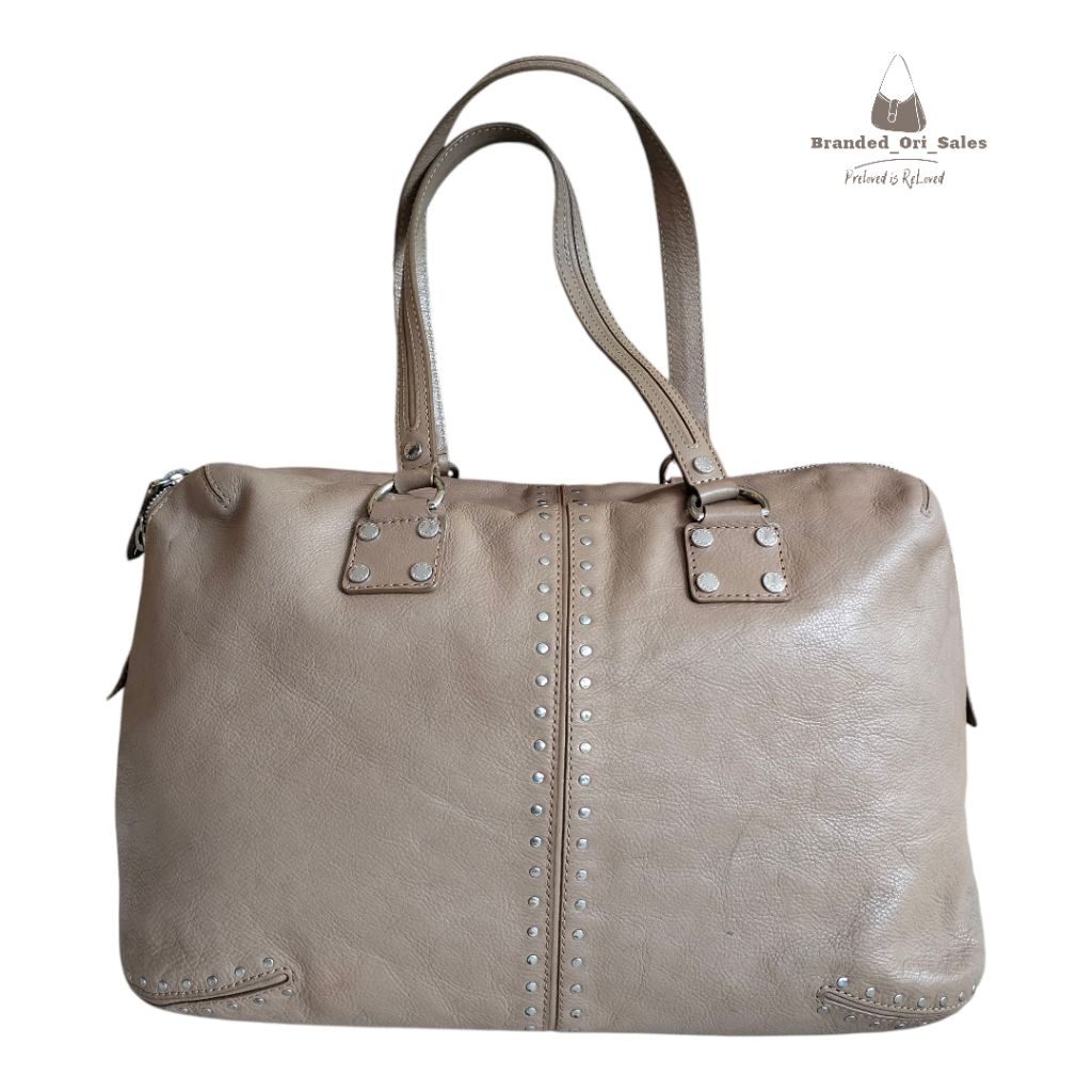 TAS MK'S LARGE ASTOR LEATHER TOTE BAG_AUTNTC