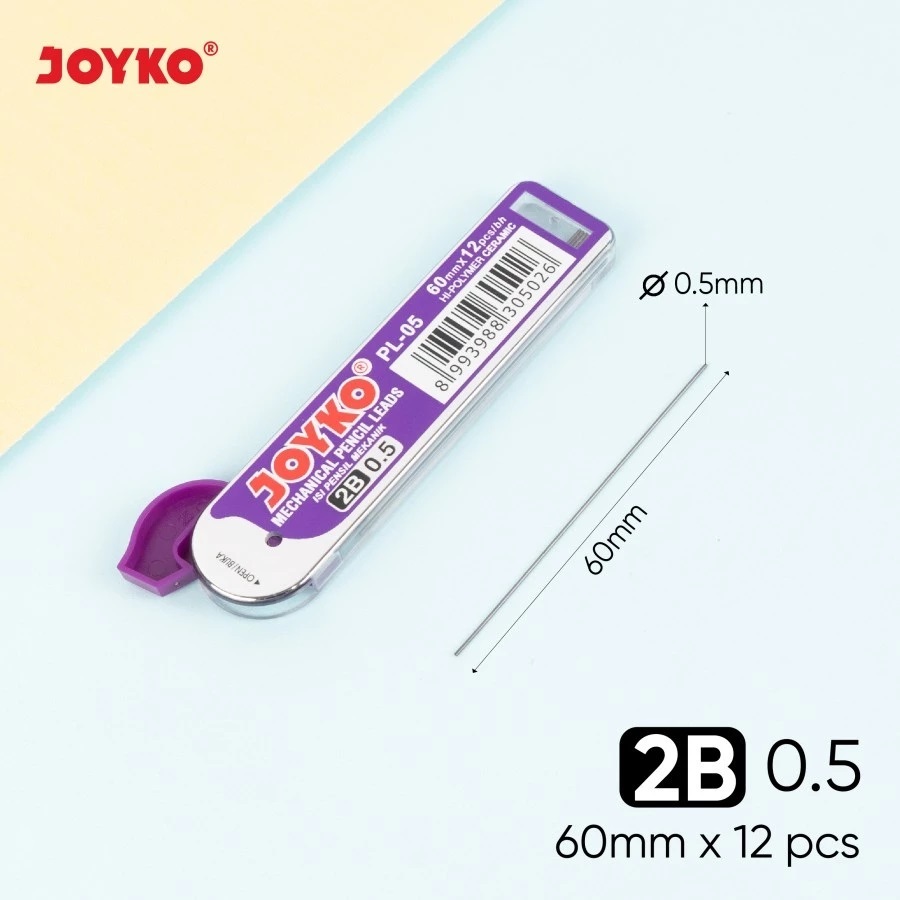 

Joyko Isi Pensil Mekanik PL-05 0.5 mm 2B