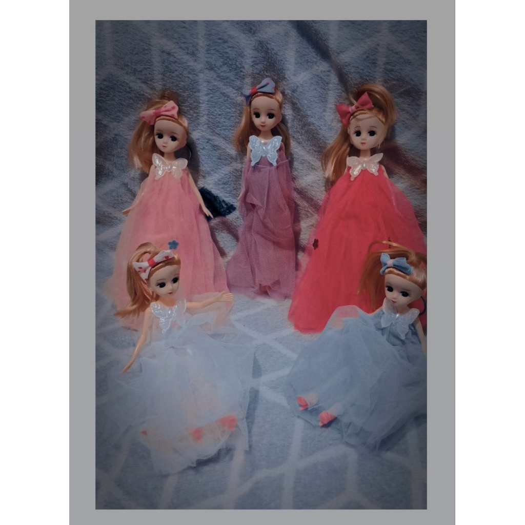 Lucu Banget Boneka Gantungan kunci  model Boneka Barbie..