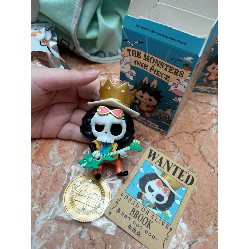labubu x one piece popmart pop mart asli original brook