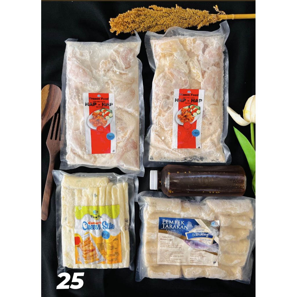 

Paket Hemat Dbaloy No. 25 | Ayam lalap 2, Chees stik 1, Pempek bandeng 1 + Kuah cuko