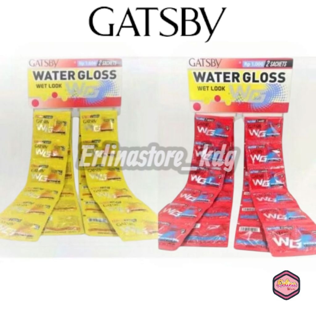 Gatsby WG Sachet per pak isi 24 sachet.
