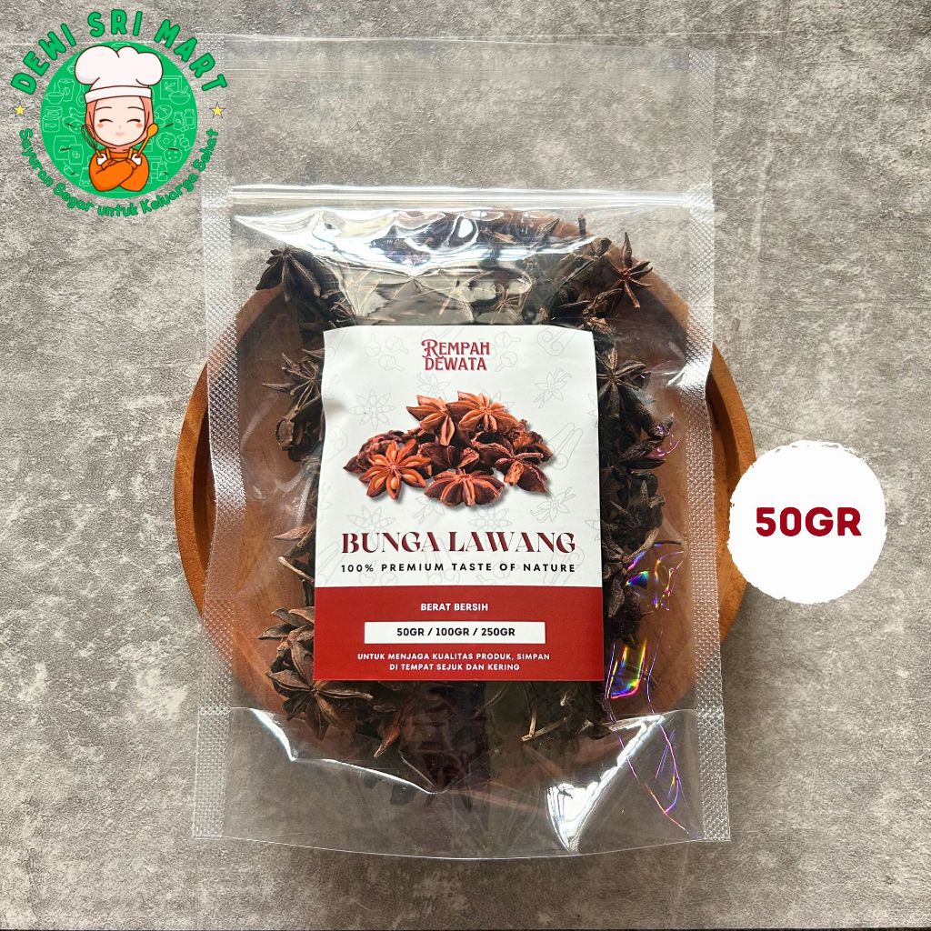 

Pekak / Bunga Lawang 50gr - Dewi Sri Mart