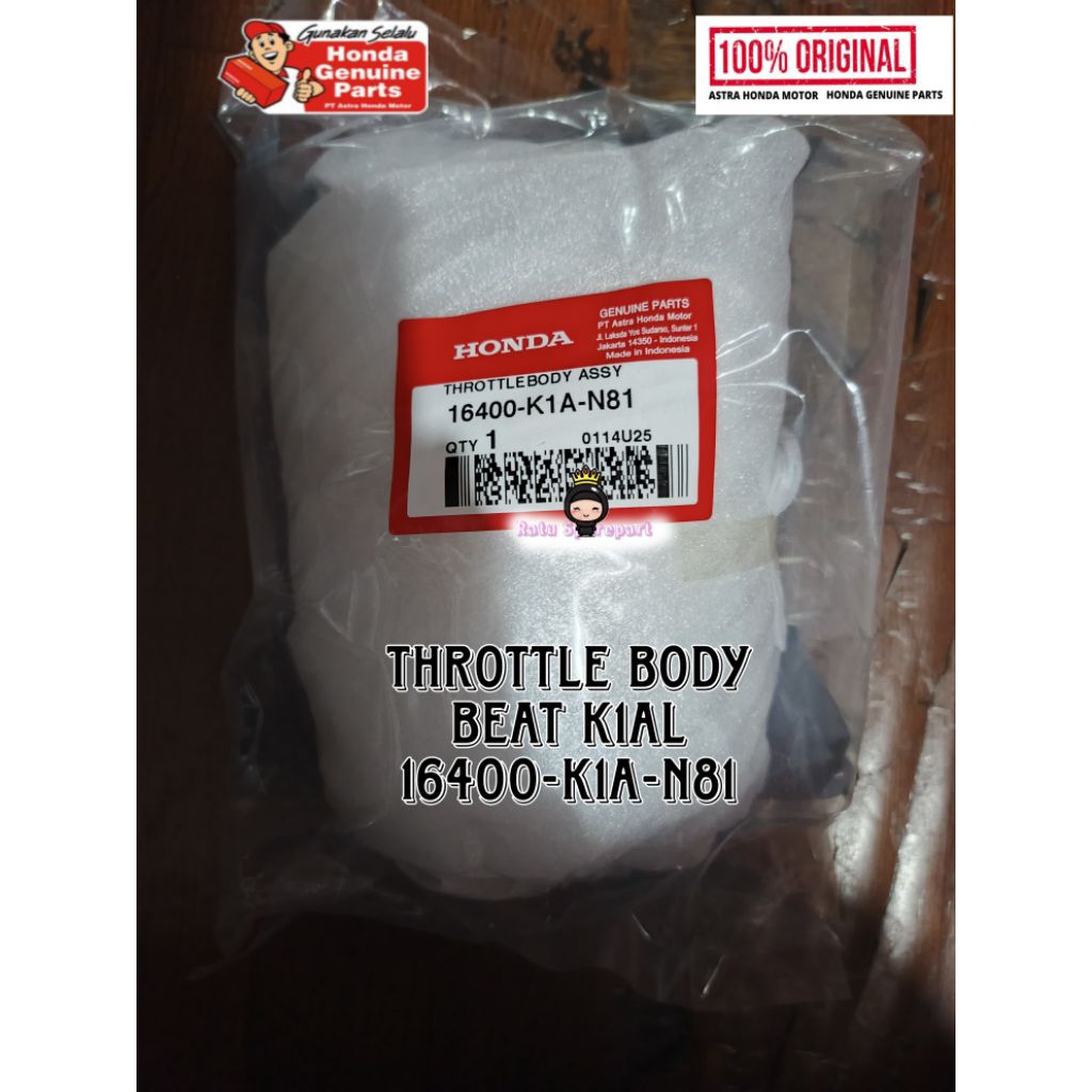 Throttle Body BeAT K1AL Original - 16400K1AN81 - Throttle Body BeAT K1AL 2024 - Trotol Body BeAT K1A