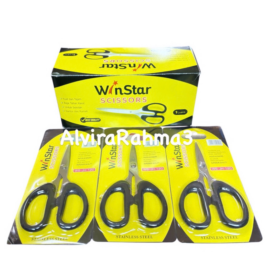 

gunting kertas Winstar 12cm 3bj