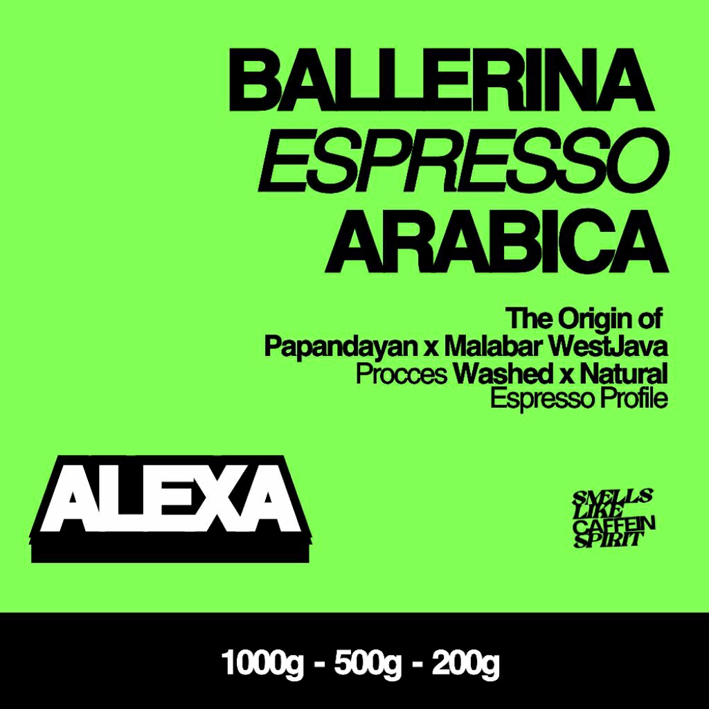 

Arabica Espresso Ballerina - Single Origin Arabica Espresso 1kg Roasted Beans