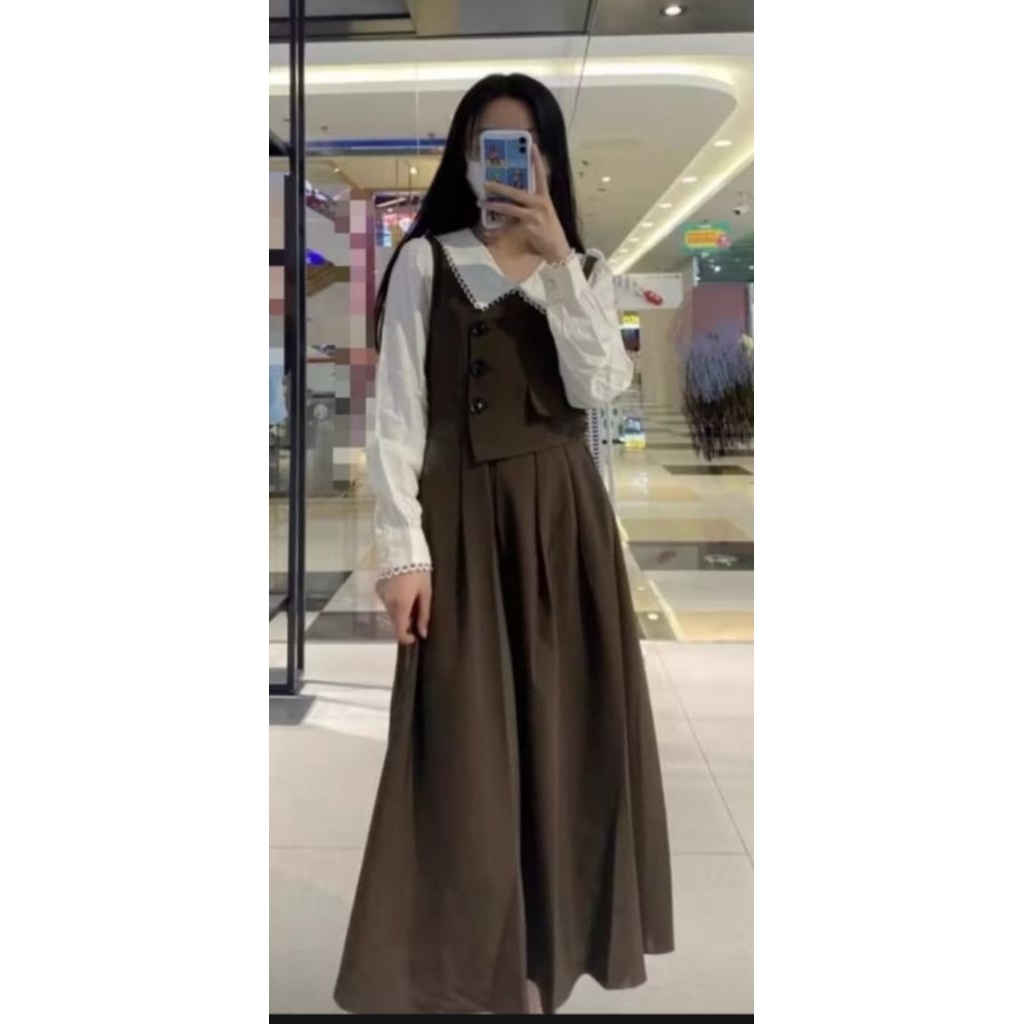Dress korea vintage preloved