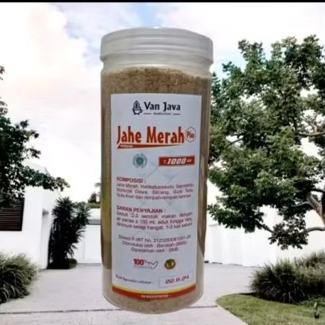 

Jahe Merah bubuk Van Java 1kg | Minuman tradisional