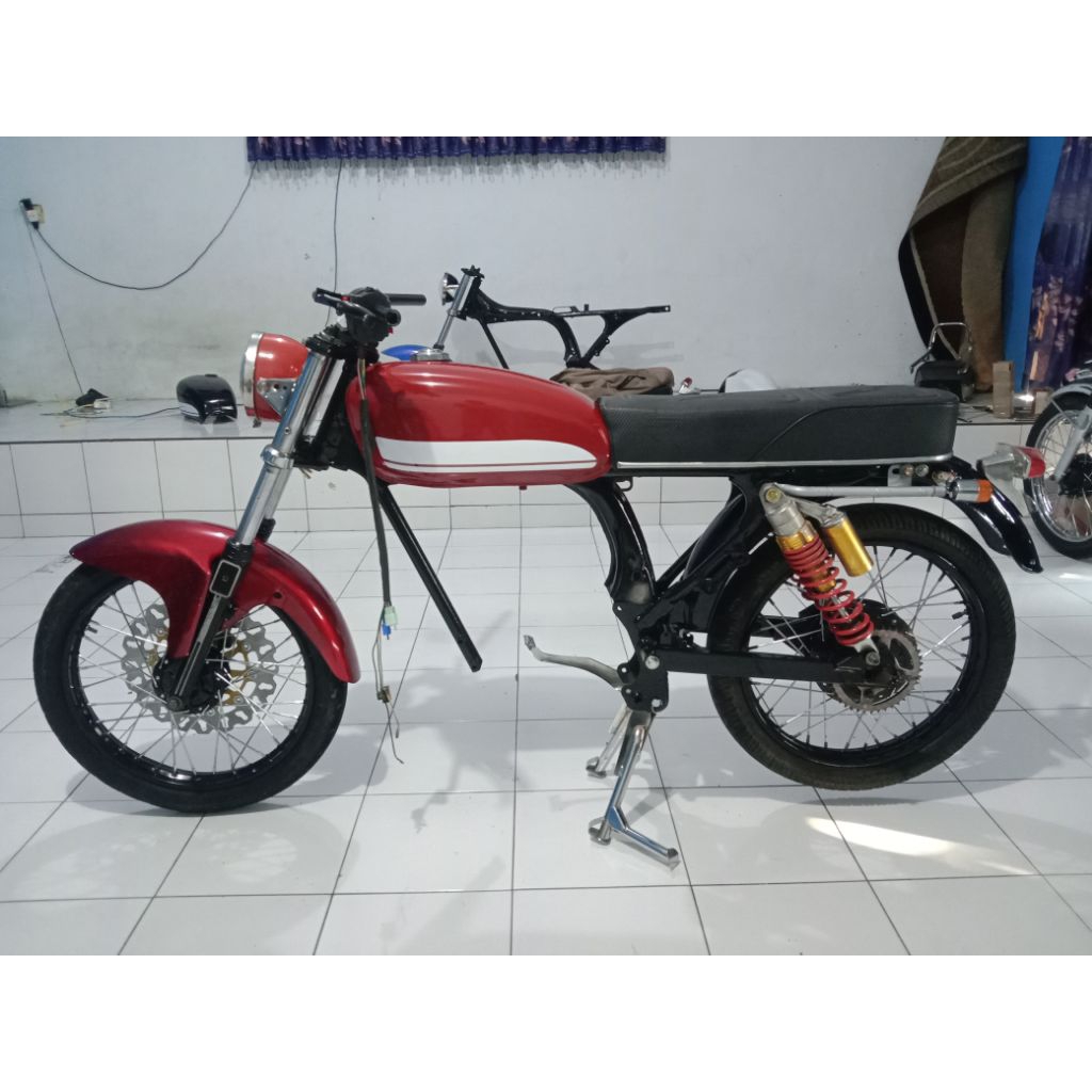 Body set surung dorong cb rangka ori belungan kecil tinggal naik mesin