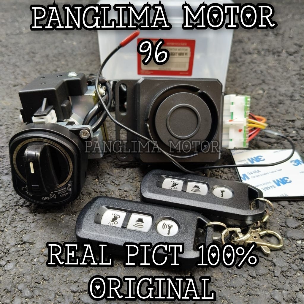 Kunci Kontak Smart Hi-Tech Key Keyless Anti Maling Universal Matic Bebek Honda BEAT Karbu Fi Esp Pop