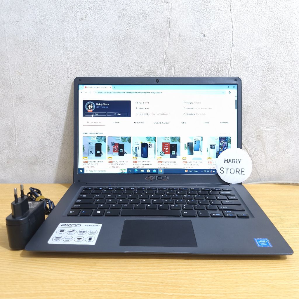 LAPTOP AXIOO MYBOOK 14 PLUS CELERON N3350 4GB SSD 256GB 14 INCH SECOND MULUS BERGARANSI