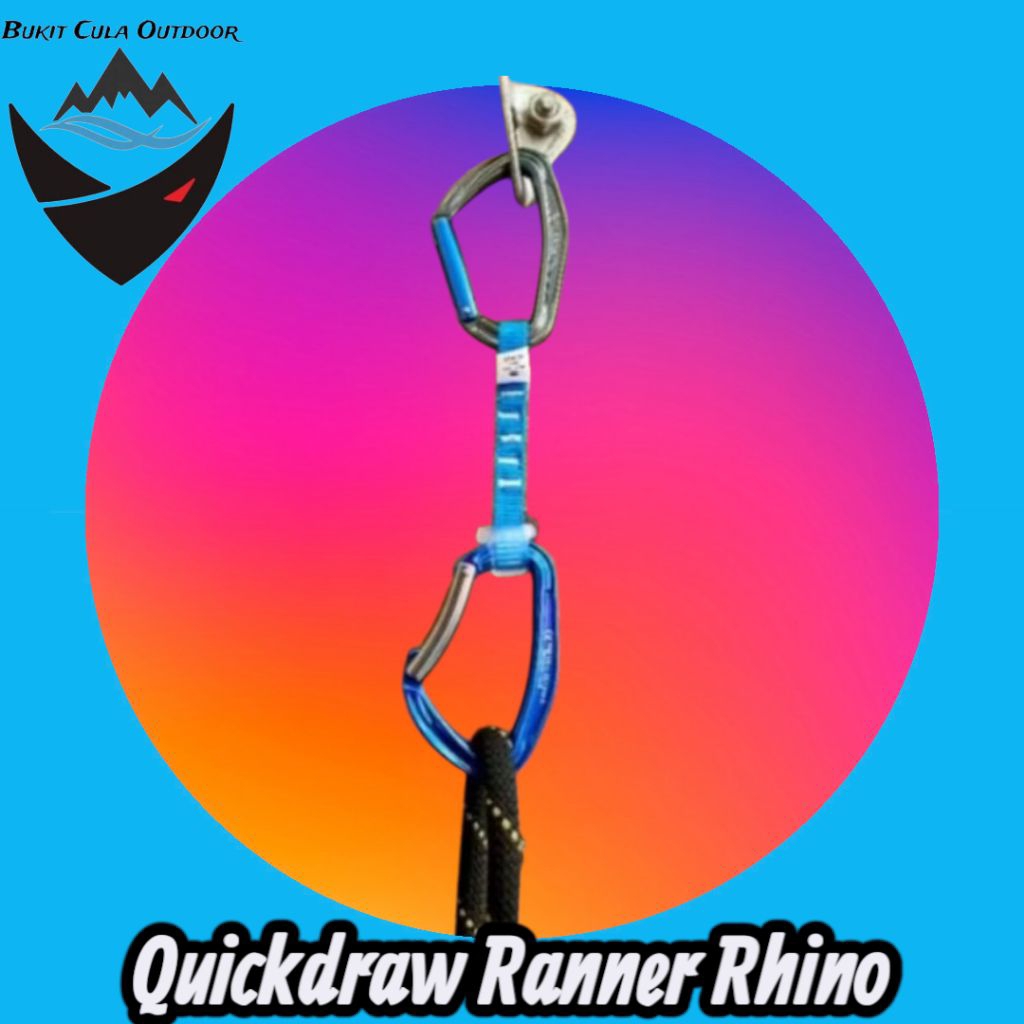 Quickdraw / Runner Rhino Bicornis / for Climbing/ untuk panjat tebing