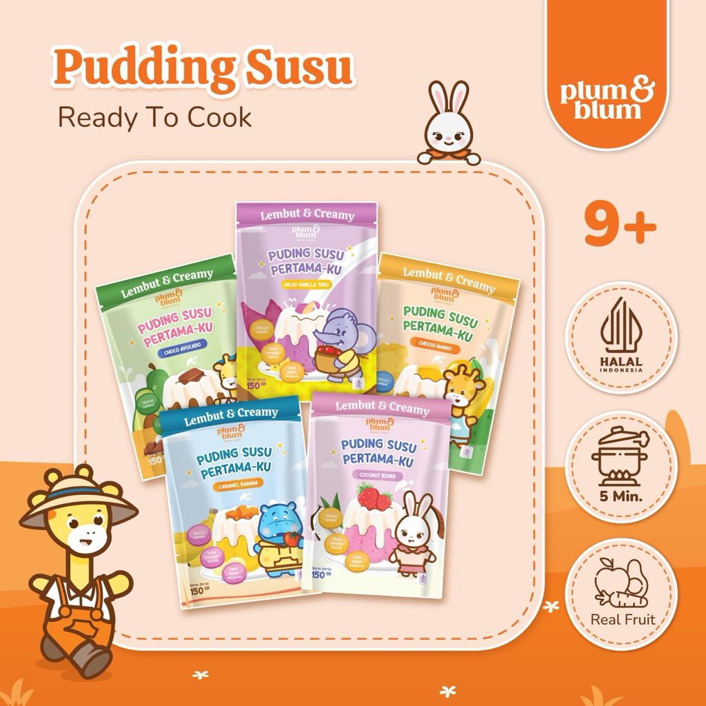 

QBS || PLUM BLUM PUDING SUSU || 150ML