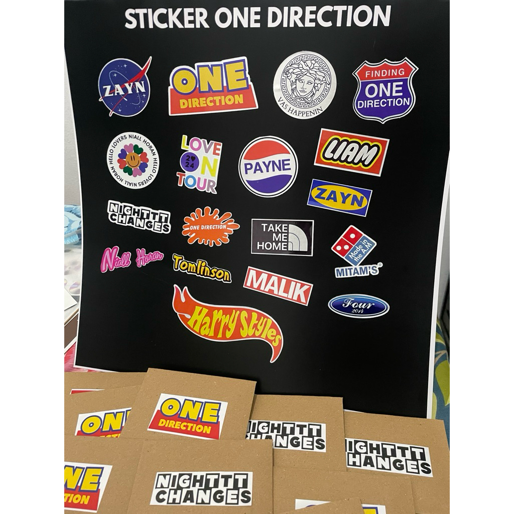 

STICKER LOGO BRAND ONE DIRECTION VER.
