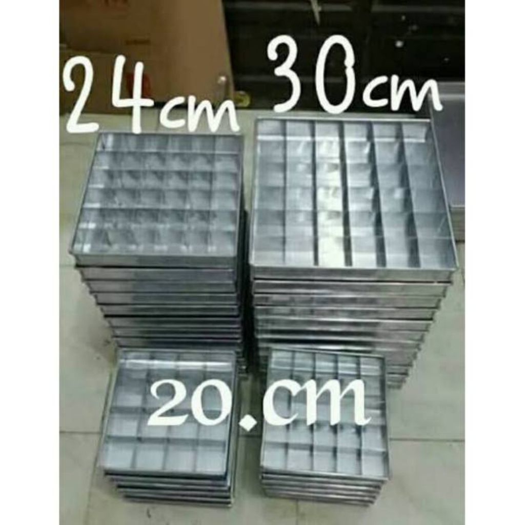 Loyang sekat loyang brownies sekat