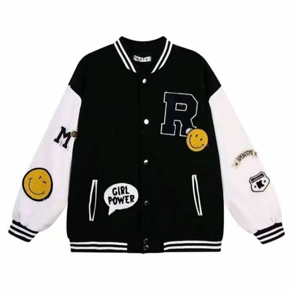 Sweater Jaket Baseball Varsity Oblong Crewneck Dorestyle YN Reality Mr.vanset23 Fashsin Keren Kece T