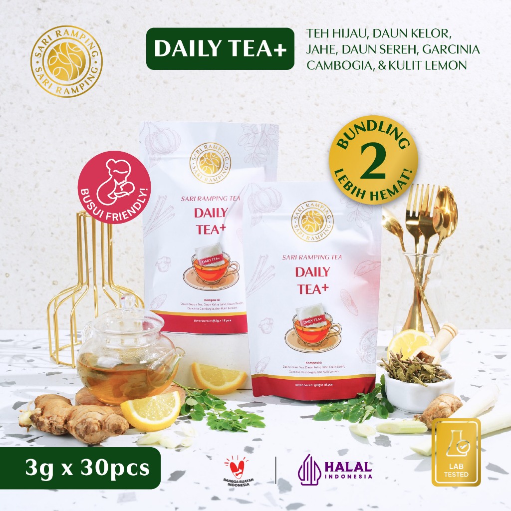 

BUNDLING 2 - TEH HIJAU DIET PELANGSING DAILY TEA - SARI RAMPING / TEH HIJAU PENURUN BERAT BADAN / TEH HIJAU DIET / TEH HIJAU ORIGINAL / TEH PELANGSING BPOM / SLIMING TEA UNTUK DIET / TEH HIJAU CELUP / KALON TEA / SPEARMINT TEA CHAMOMILE TEA / DJENGGOT
