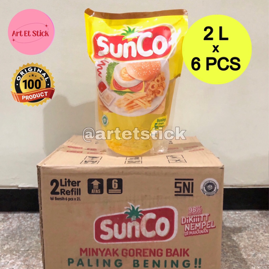 

Minyak Goreng Sunco 2 Liter (1 Dus Isi 6 Pouch)