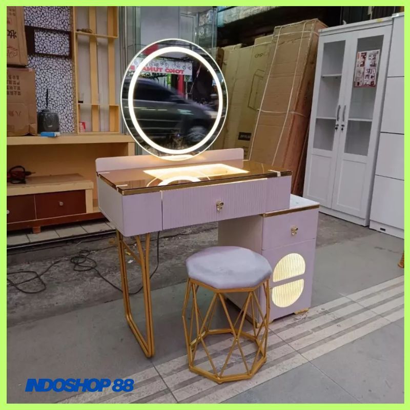 PROMO Meja Rias Lampu Fiona / Meja Rias Dinding Lampu